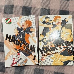 Haikyuu!! Manga Volumes 1 and 2